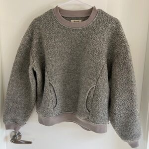 Madewell Kangaroo pocket fleece grey